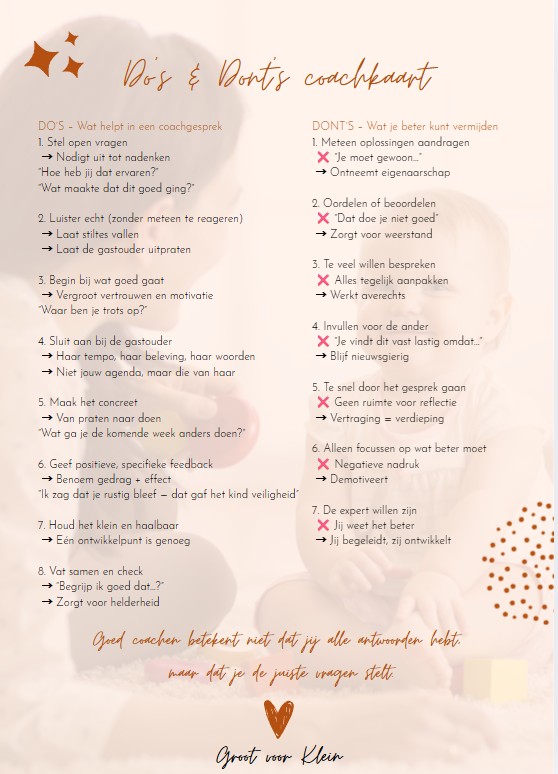 De 3-uurs coachroute voor gastouders